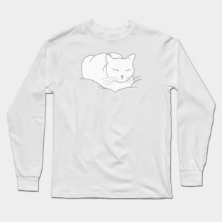 Loaf of Cat - white Long Sleeve T-Shirt